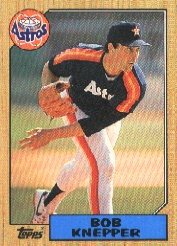1987 Topps Baseball Cards      722     Bob Knepper